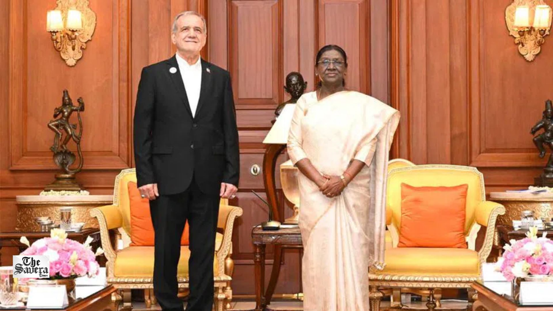 President Murmu Meets Iranian President Pezeshkian, Reiterates India’s Commitment To Enduring Peace