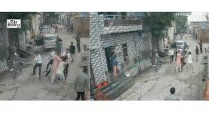 Air Force Jawan’s Parents Allegedly Beaten Over Drain Cleaning In Jhajjar; CCTV Shows Attack