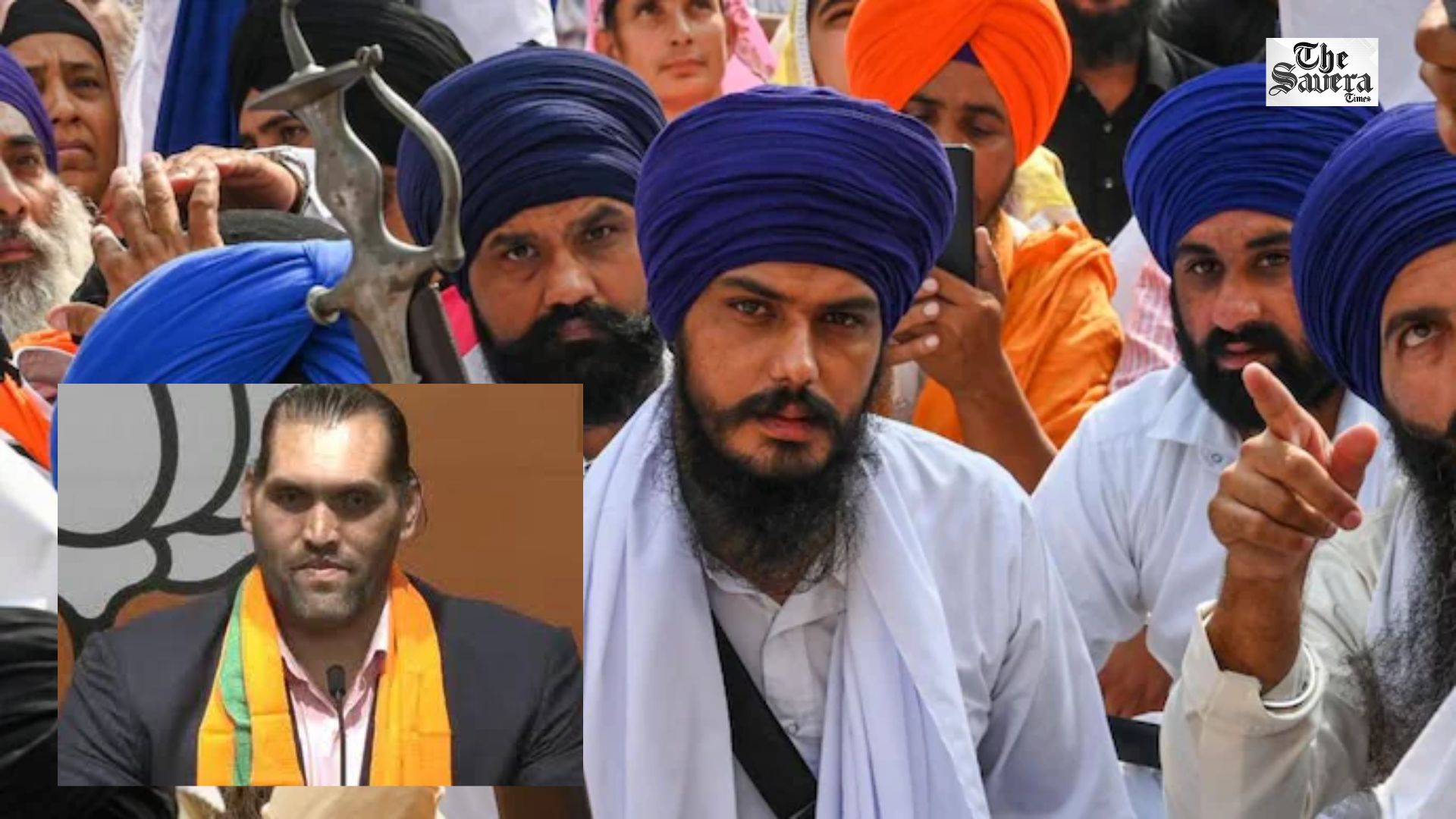 BJP Leader The Great Khali Backs Amritpal Singh, Calls for His Release