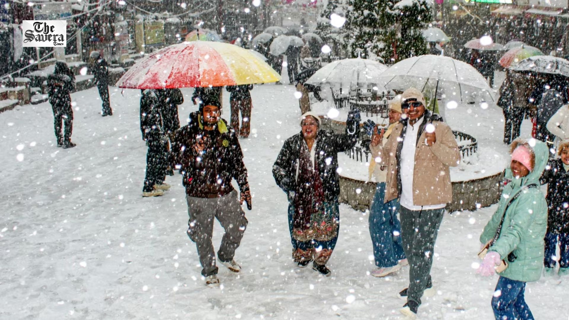 Himachal Pradesh Sees Season’s First Snowfall; Lahaul-Spiti Peaks Turn White