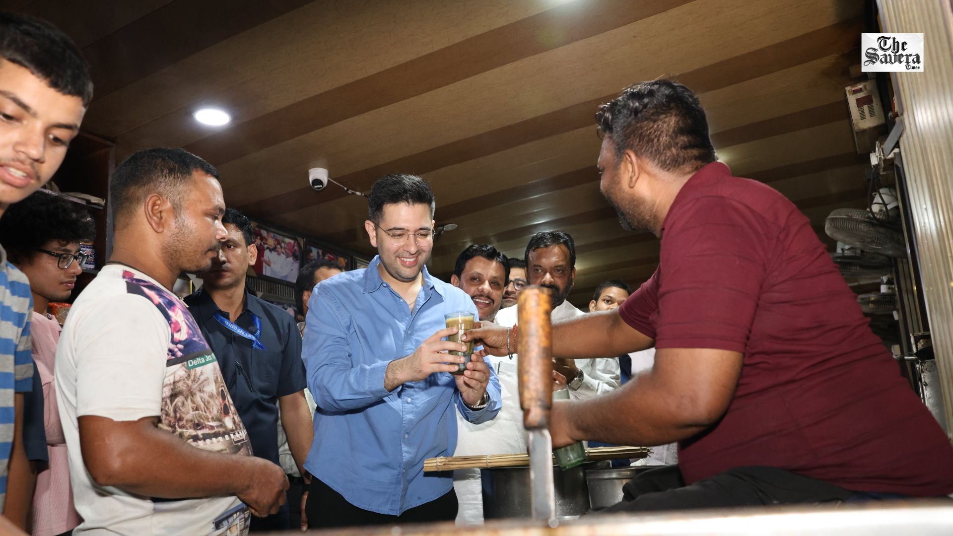 Raghav Chadha Enjoys Tea, Discusses Punjab Politics At Amritsar’s Giani Tea Stall