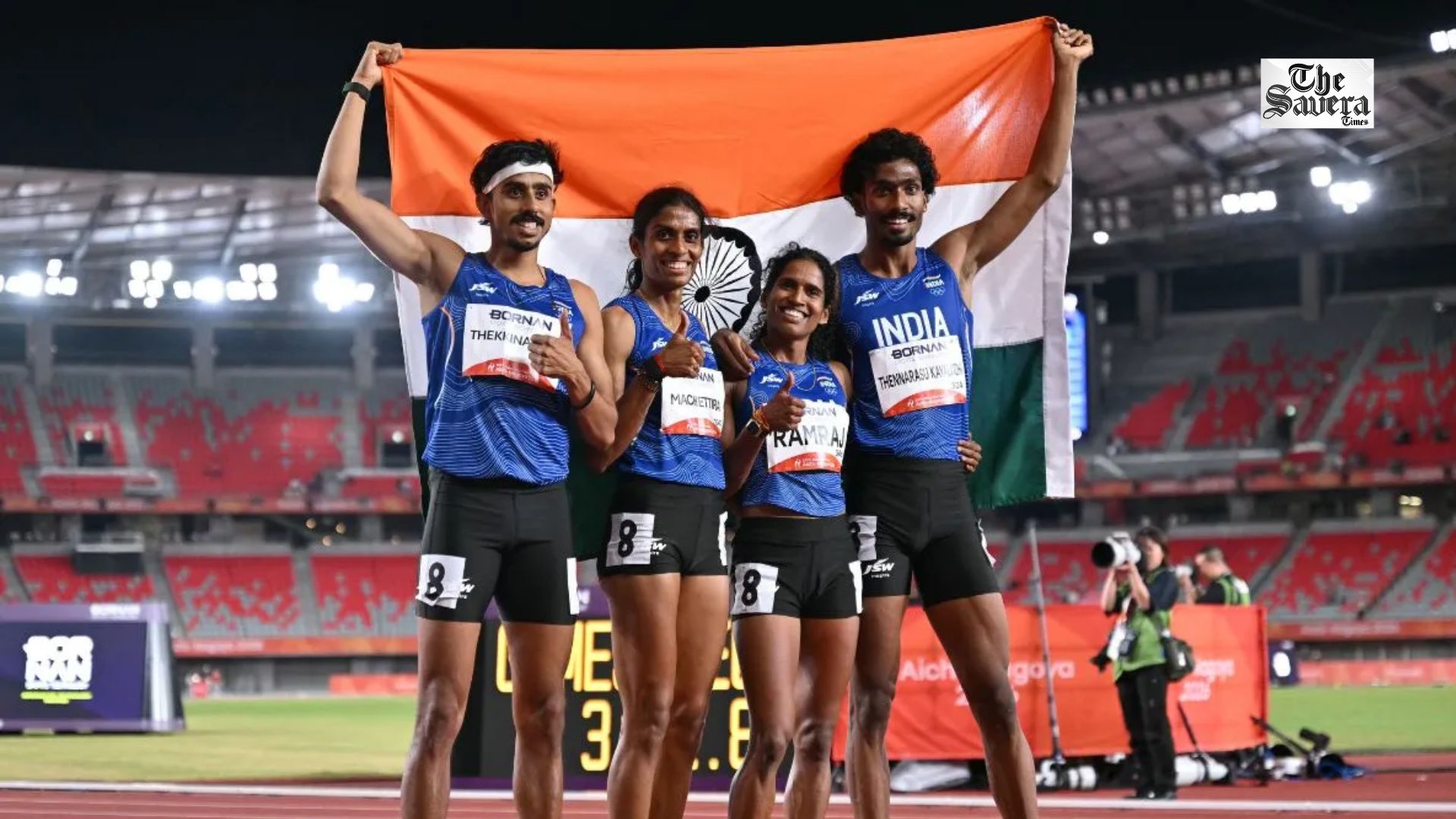 Team India Wins Silver in Mixed 4x400m Relay at Asian Games 2026