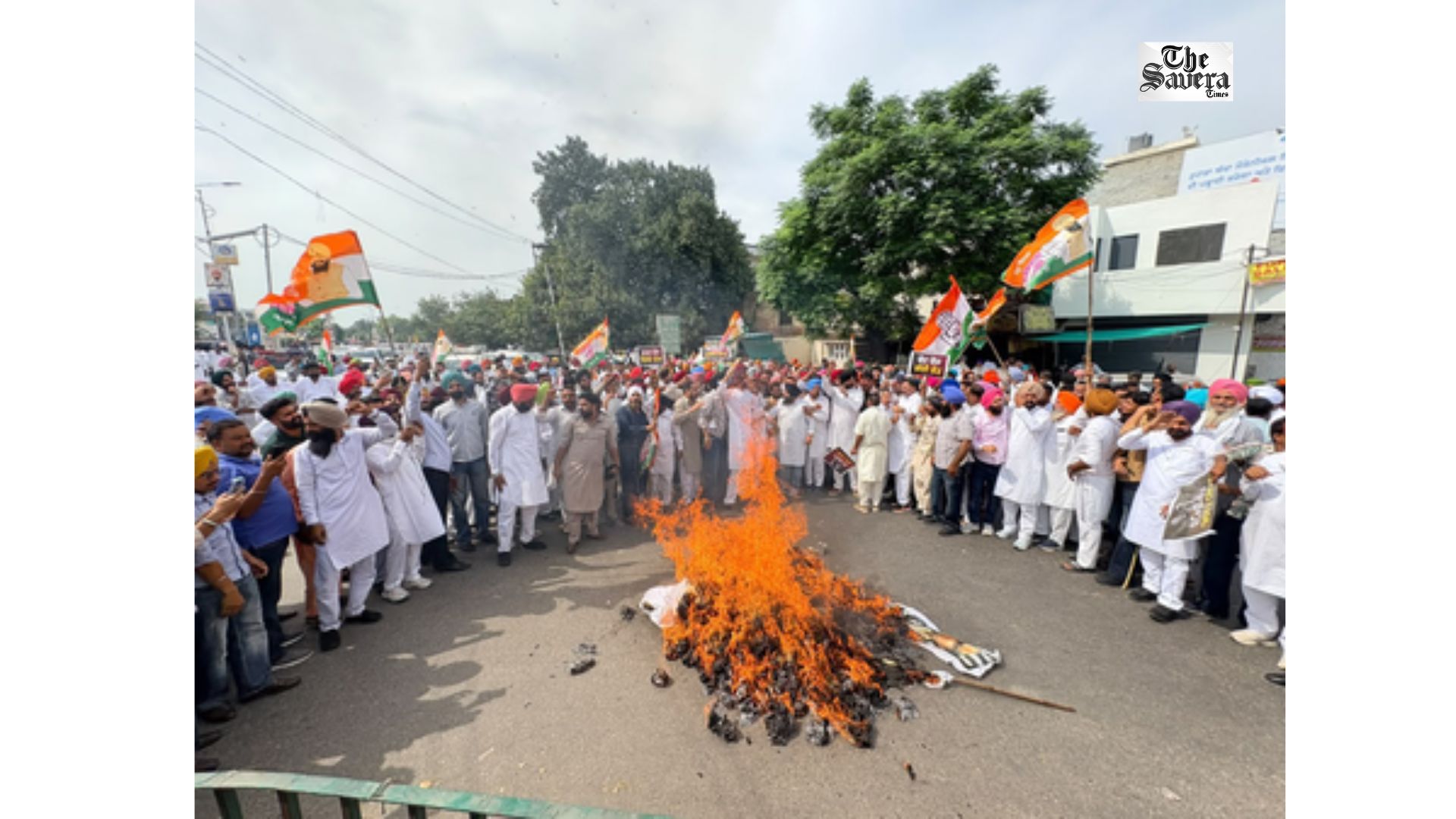 Punjab Congress Protests in Ferozepur, Demands CEC Gyanesh Kumar’s Resignation