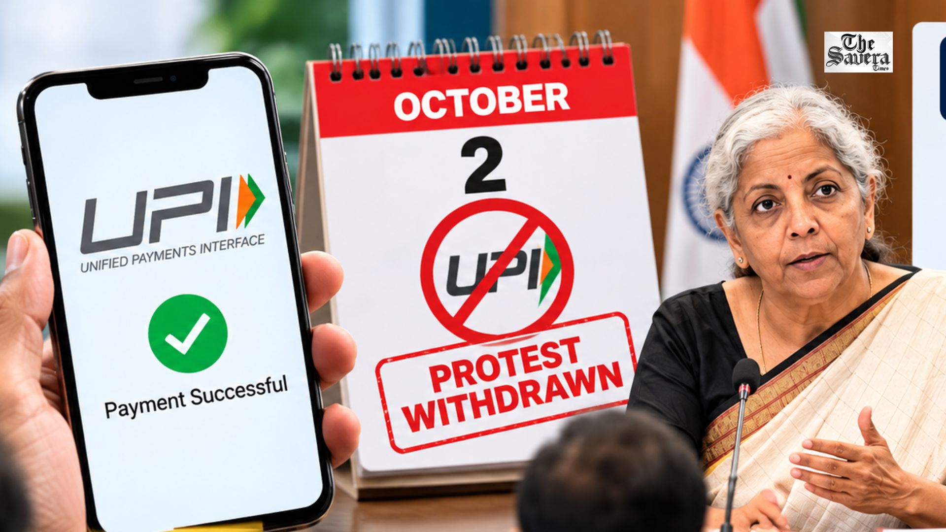 Traders Withdraw ‘No UPI Day’ Protest After Meeting Finance Minister Sitharaman