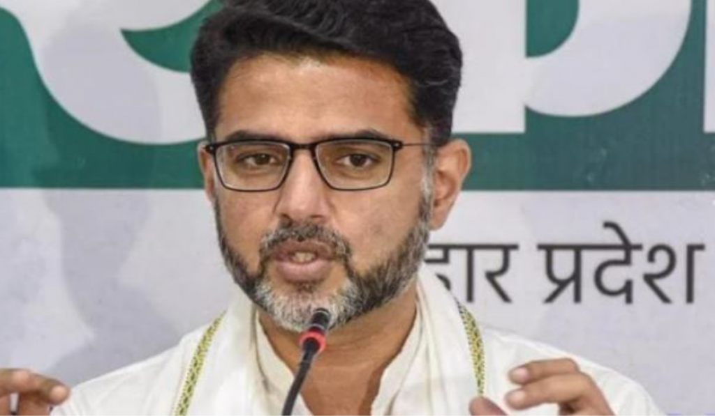 Congress Appoints Former Rajasthan Deputy Chief Minister Sachin Pilot as Punjab In-Charge