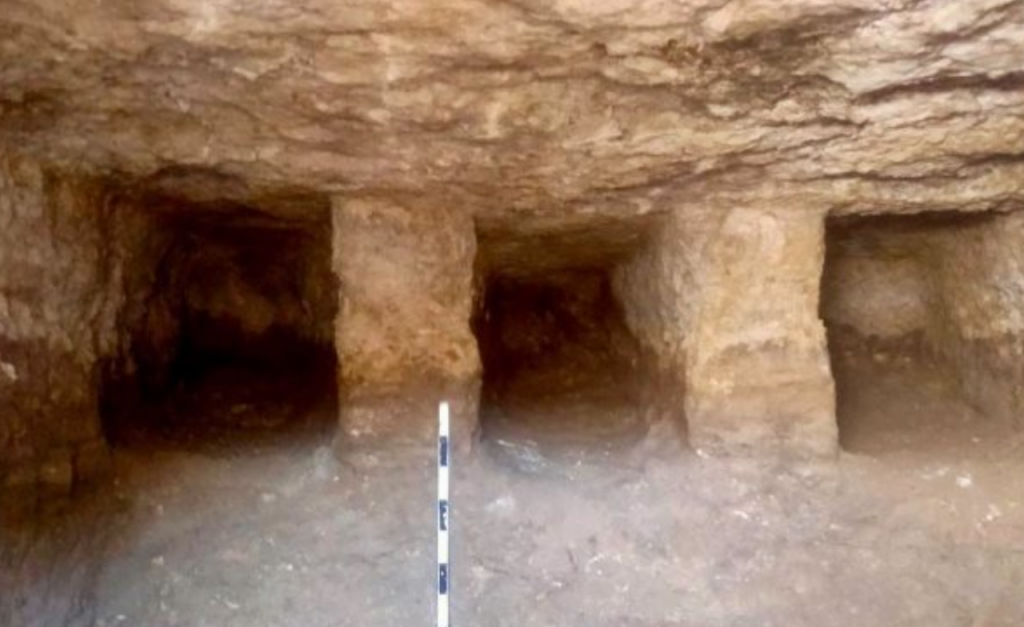 Rare Rock-cut Tombs in Nile Delta