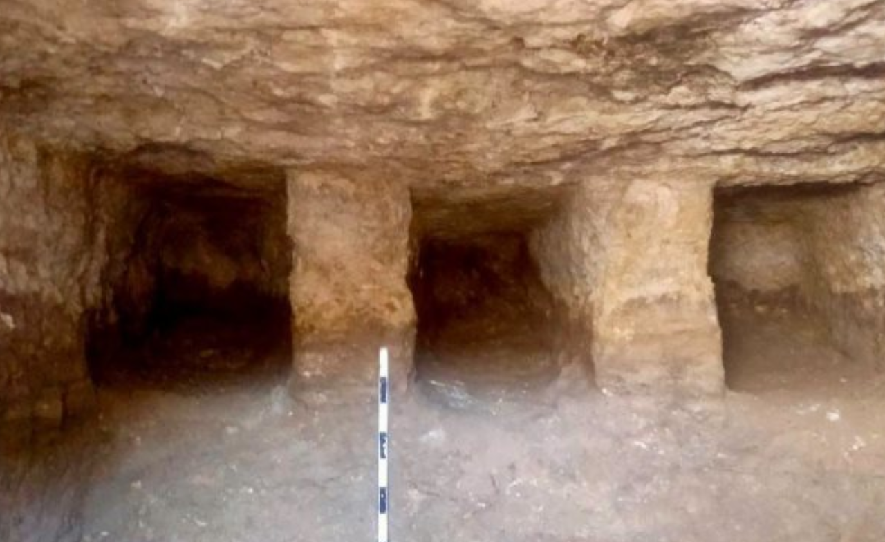 Rare Rock-cut Tombs in Nile Delta