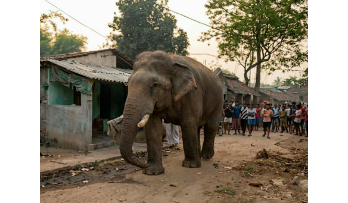Three elephants die after touching live wire in Bengal’s Salboni