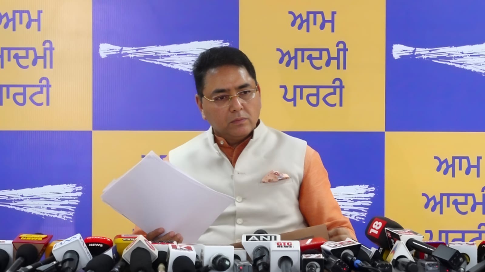 BJP’s Aim Is To Create Chaos, Intimidate Political Leadership And Keep Govt Officers Under Pressure So Elected Punjab Govt Cannot Function Effectively: Aman Arora