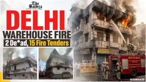 Delhi Swaroop Nagar Warehouse Fire: 2 Dead, 15 Fire Tenders Rushed to Spot