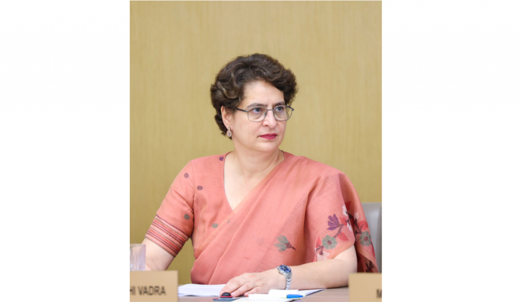 Priyanka Gandhi raises women’s safety concerns after Delhi teen’s gang rape and murder