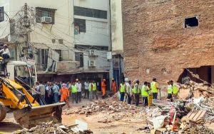 Satya Niketan tragedy: Delhi Police arrests PG operator; MCD’s demolition work begins