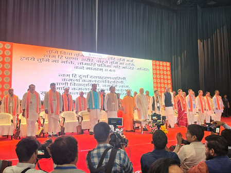 HM Amit Shah inaugurates UP BJP executive committee meeting in Lucknow