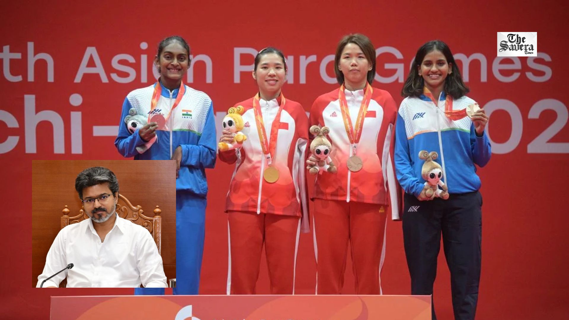 CM Vijay Congratulates Tamil Nadu Para Athletes for 15 Medals at Asian Para Games