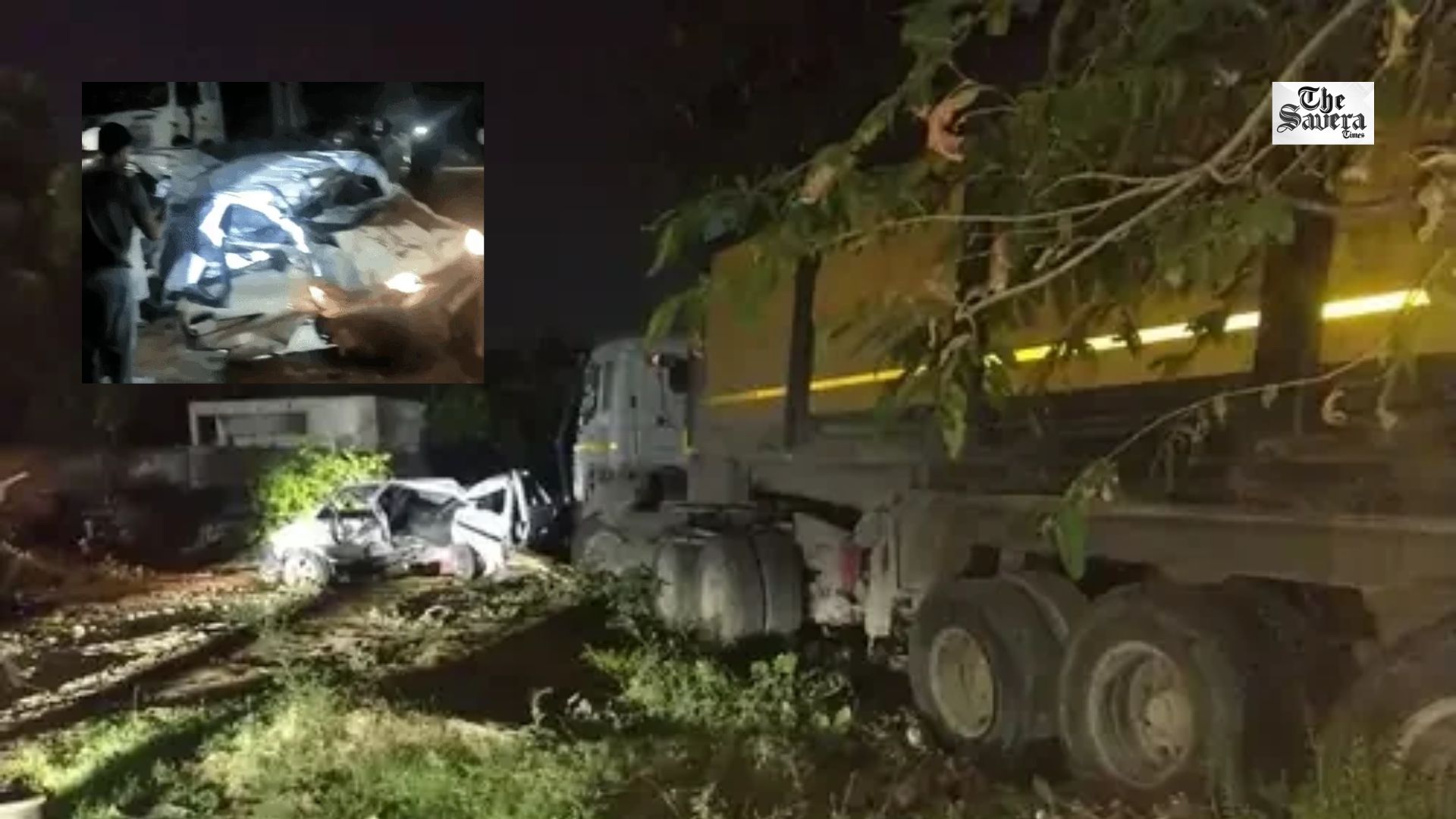 Nuh Road Accident: Three Gurugram Youths Killed as Car Gets Trapped Under Truck