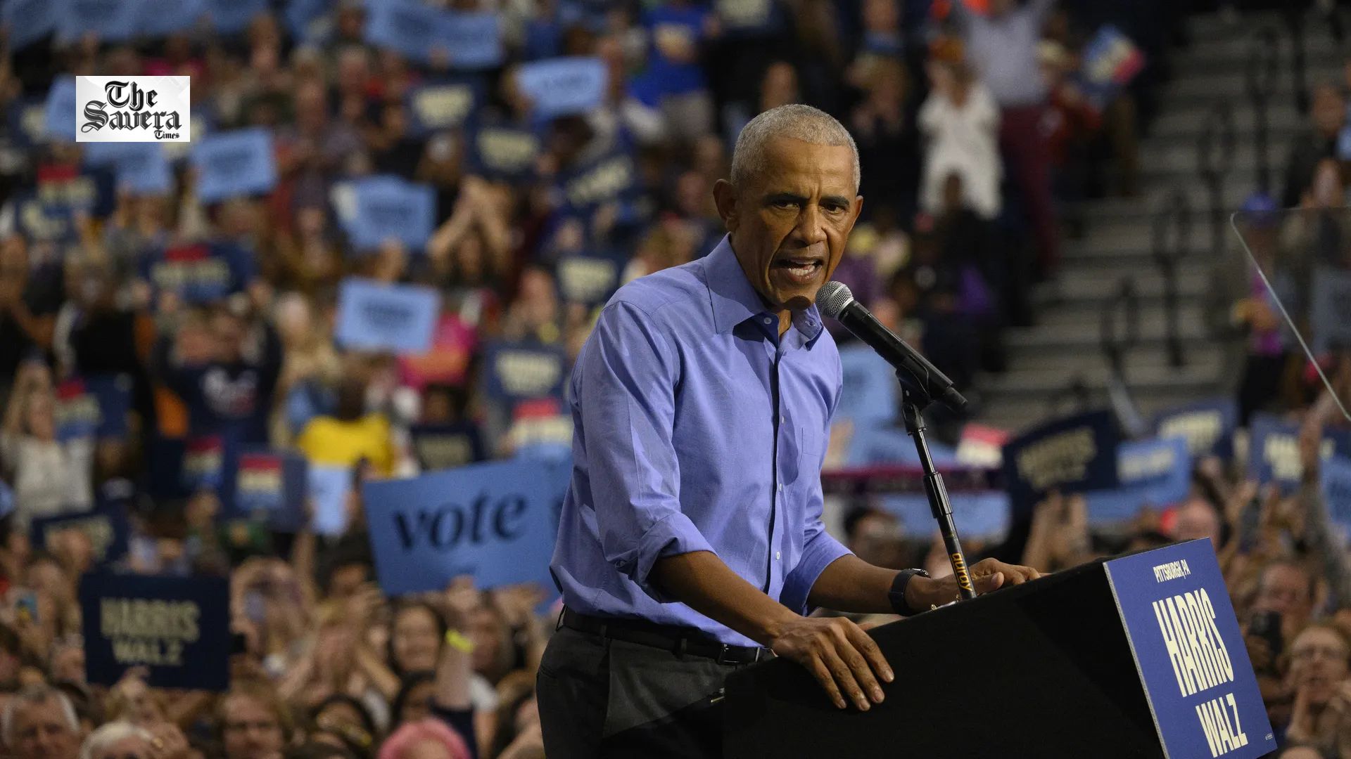 Obama Attacks Trump Over Iran War, Tariffs and ‘Grifter’ Presidency at Ohio Rally