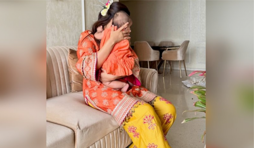 Surbhi Jyoti celebrated Durga Ashtami with her daughter, calling her little girl "Little Kanjak"