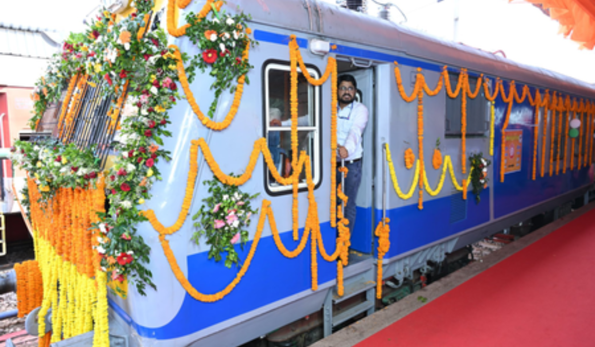 Train reaches Raoghat in Chhattisgarh for the first time since independence, a major boost to rail connectivity