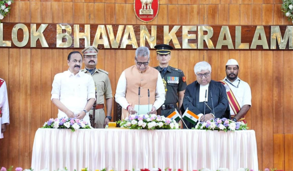 Om Prakash Mathur sworn in as the 29th Governor of Kerala, Rajasthan leaders express pride