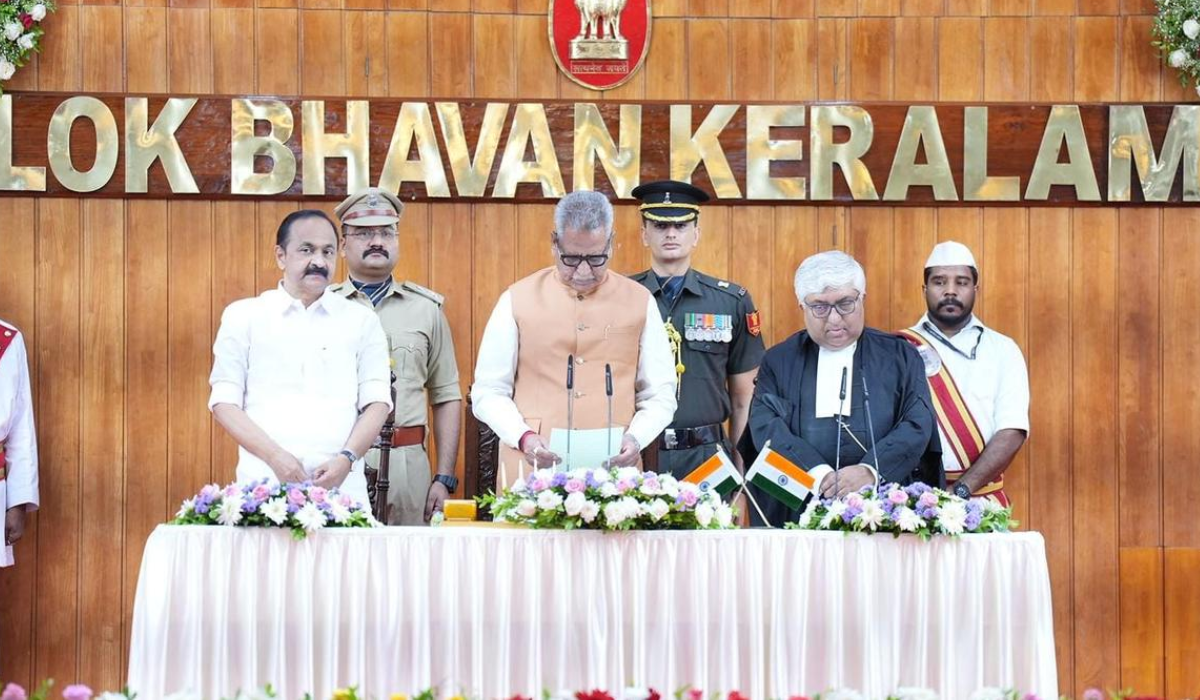 Om Prakash Mathur sworn in as the 29th Governor of Kerala, Rajasthan leaders express pride