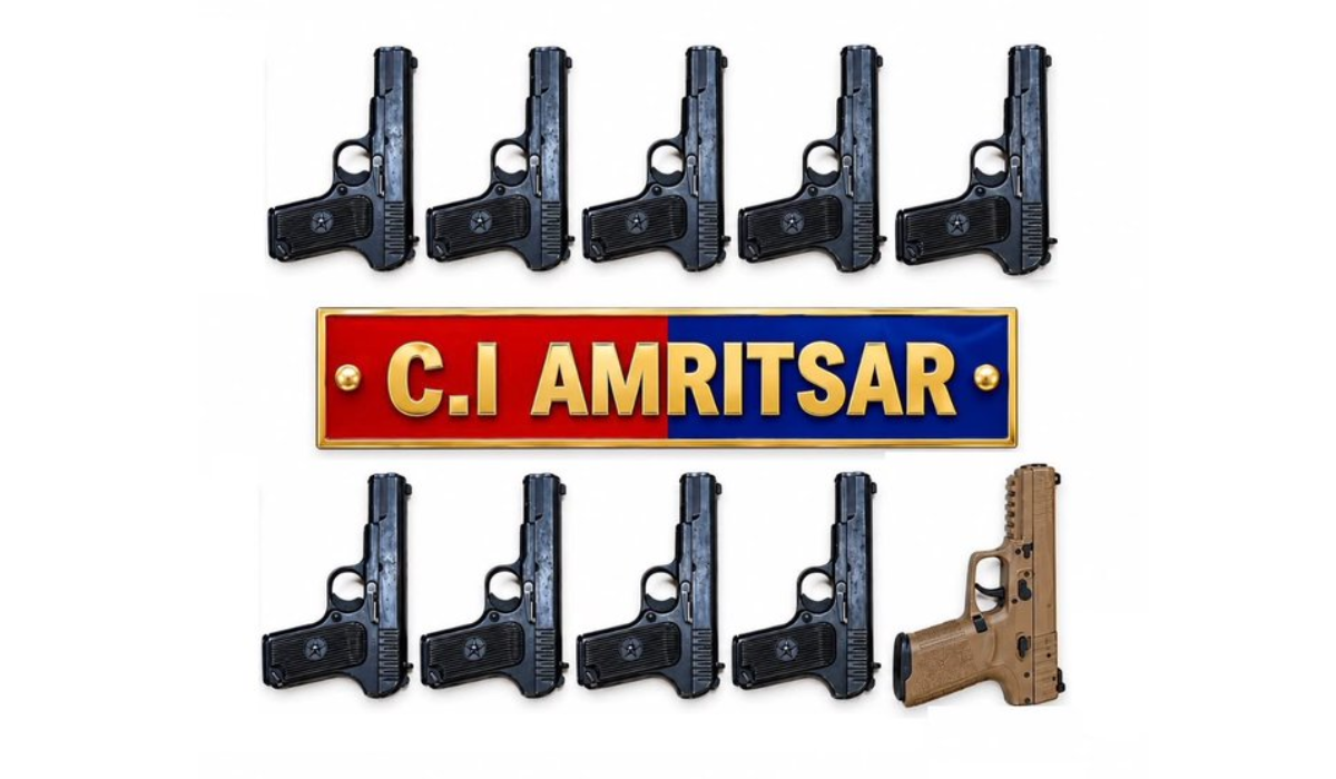 Punjab: Cross-border arms smuggling module busted in Amritsar, 3 accused arrested; 10 foreign-made pistols recovered