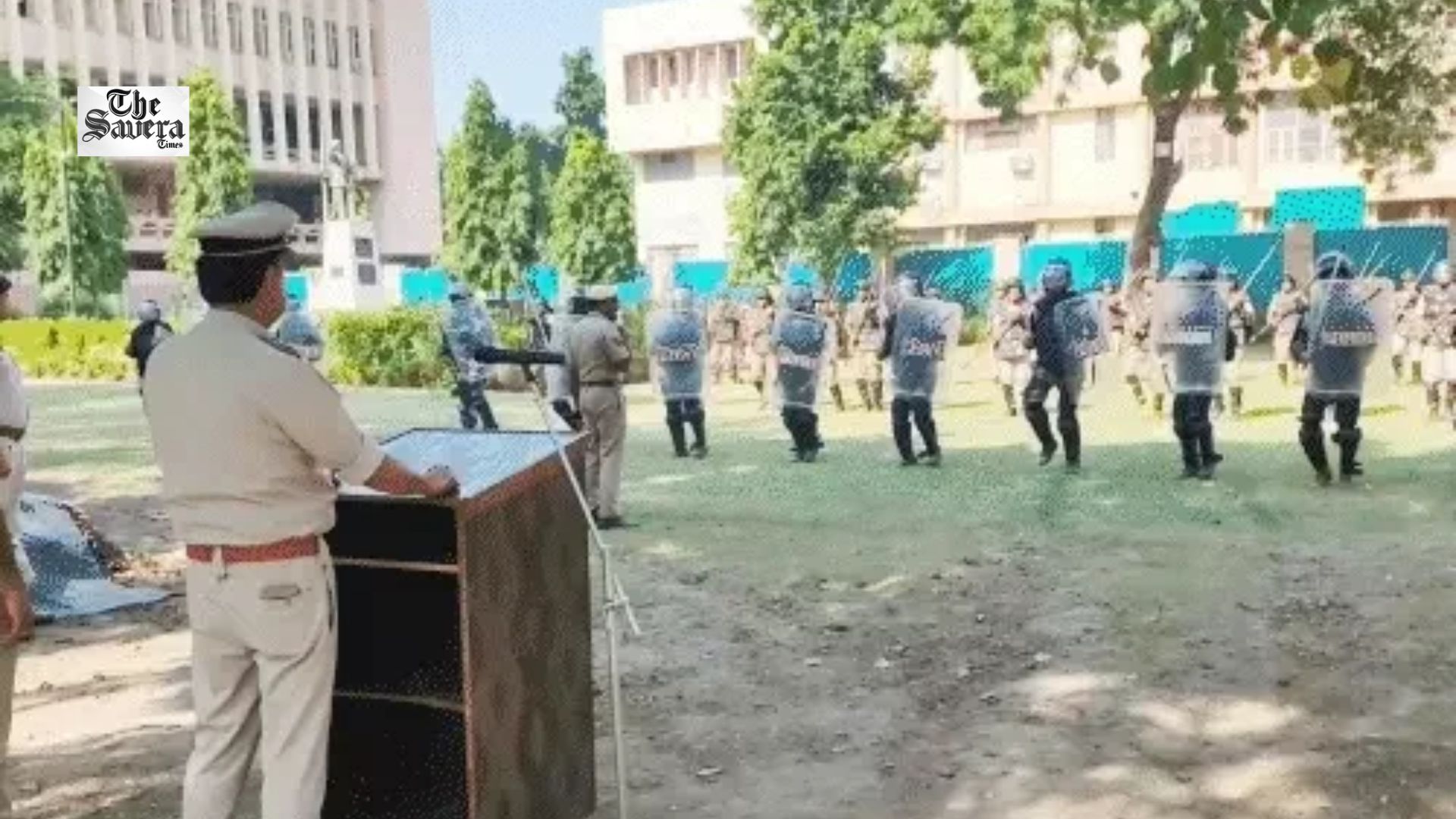 STF DIG Reviews Hisar Police Security Arrangements, Directs Personnel to Stay Alert