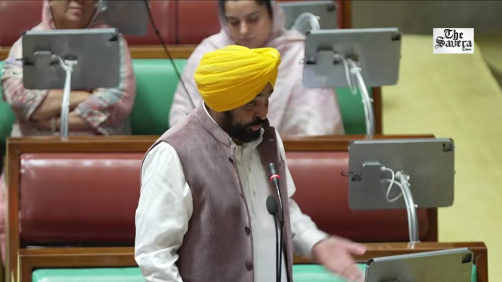 Punjab Assembly Clash as Mann Raises Water Rights, SYL Canal Dispute