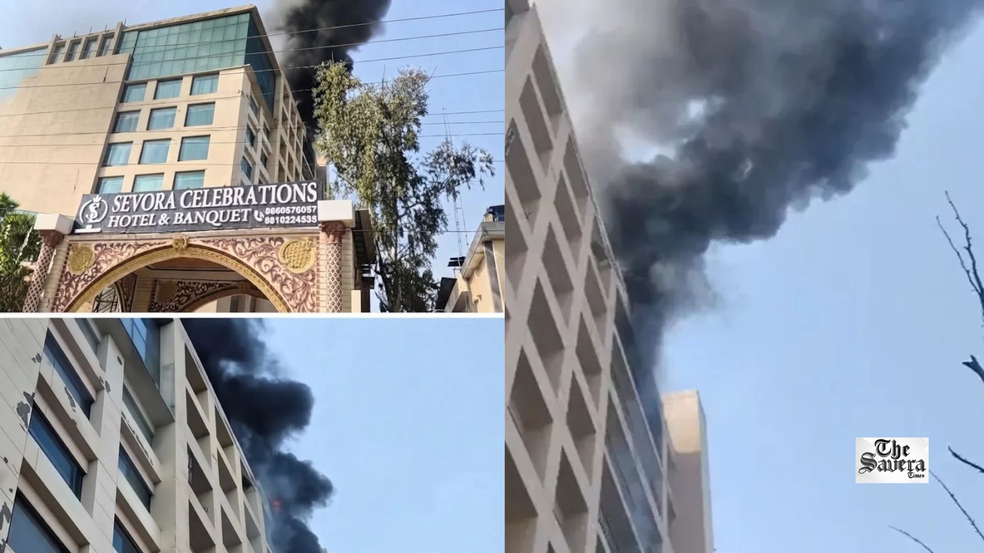 Massive Fire at Ghaziabad Hotel; 20 People Rescued Safely, No Casualties Reported