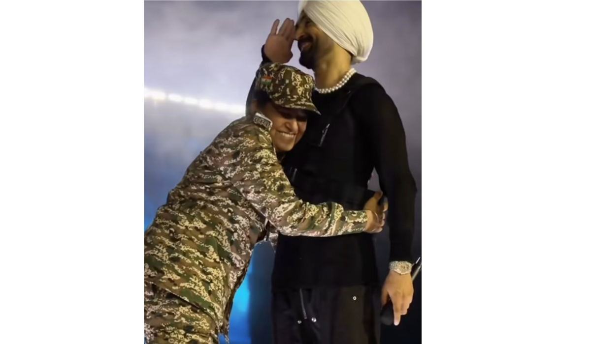 Diljit Dosanjh salutes Delhi Police personnel at concert, says he could see his mother in the officer