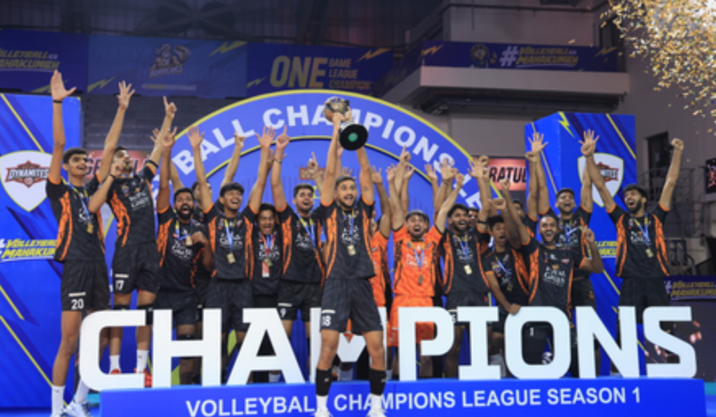 Delhi Dynamites rally past Emperia Marathas to win Volleyball Champions League title