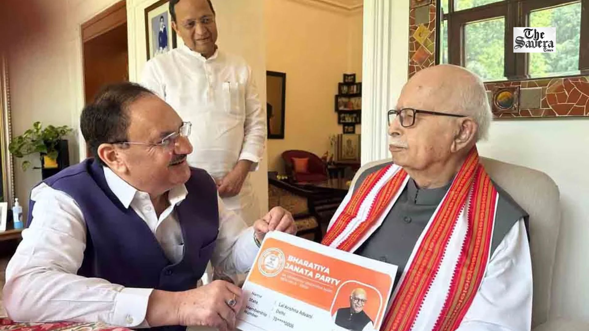 JP Nadda Meets LK Advani at Delhi Hospital to Check on His Health