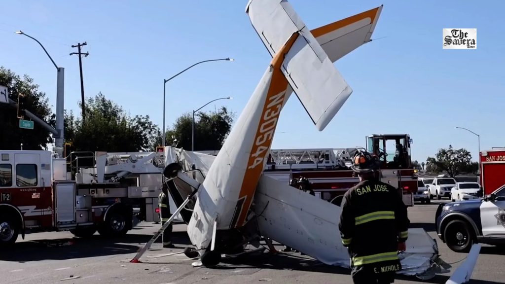 San Jose Plane Crash: Three Injured After Aircraft Hits Busy Road