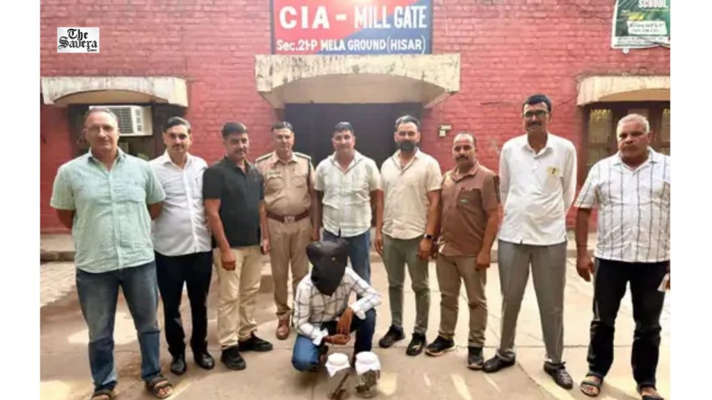 Hisar Police Arrest Youth With Illegal Weapons and Cartridges