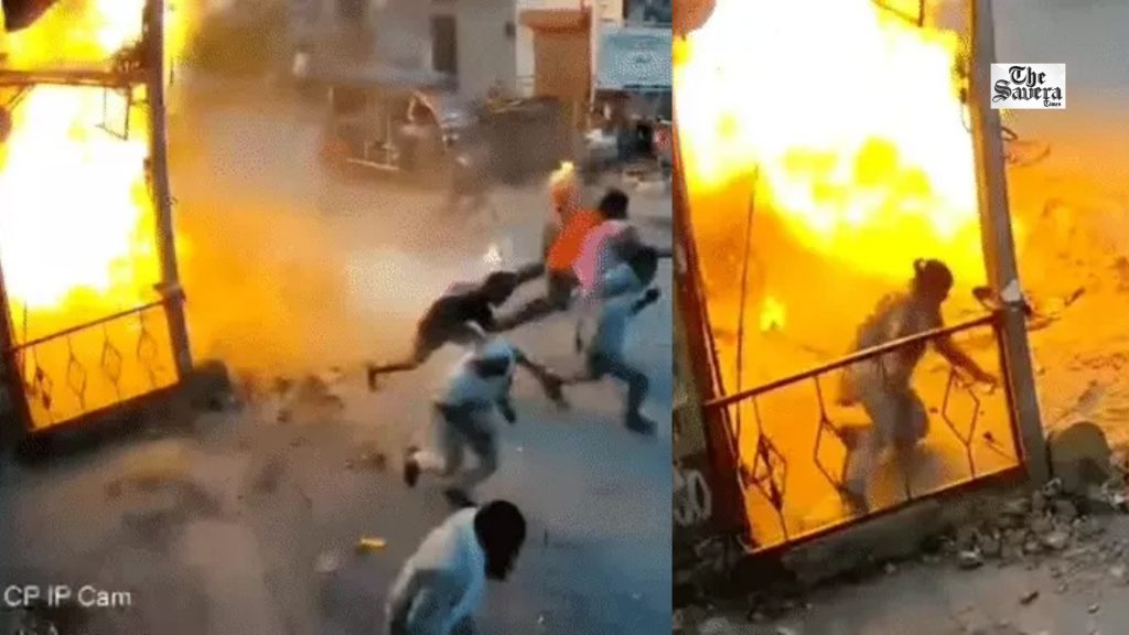 Yamunanagar Gas Pipeline Blast Injures Six, Woman Drags Herself Away From Flames