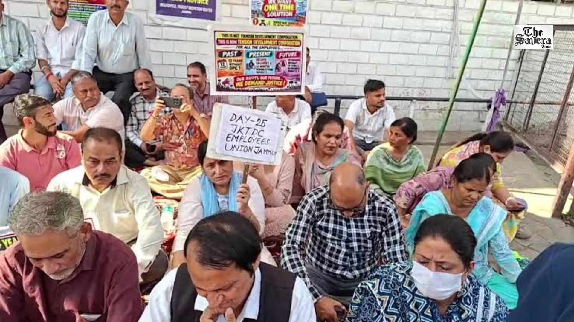 JKTDC employees continue protest for job policy, agitation enters 26th day