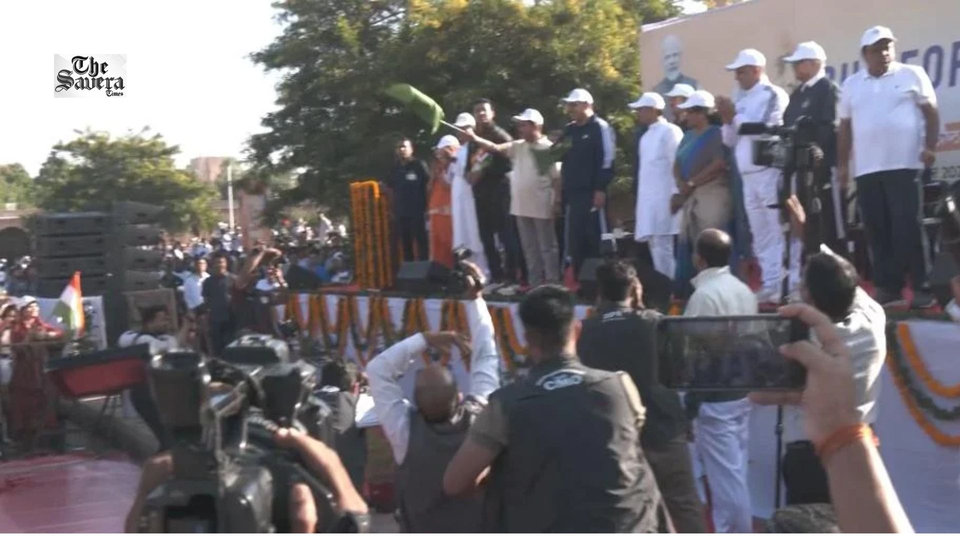 Run for Unity Held in Jaipur on Sardar Patel’s 151st Birth Anniversary, Rajasthan CM Highlights Youth Initiatives