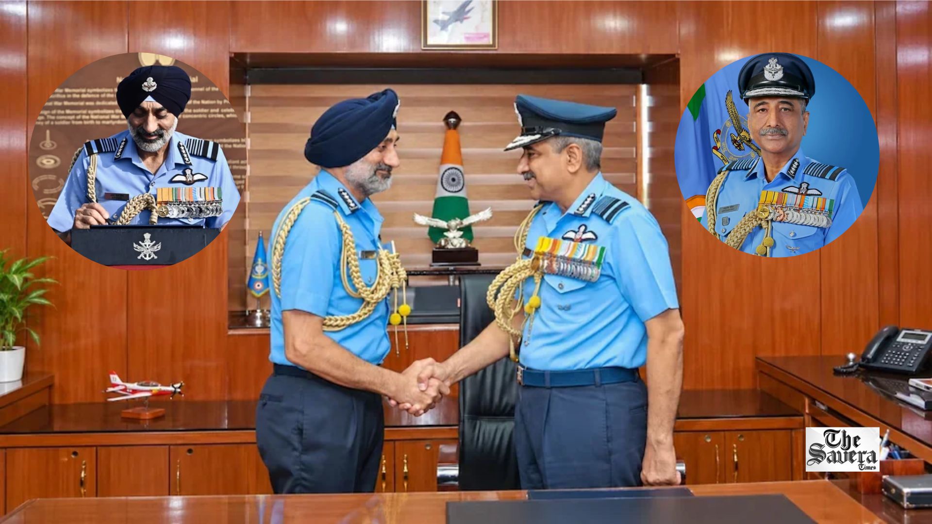 Air Chief Marshal Ashutosh Dixit Takes Charge as 29th IAF Chief, A.P. Singh Retires After 42 Years