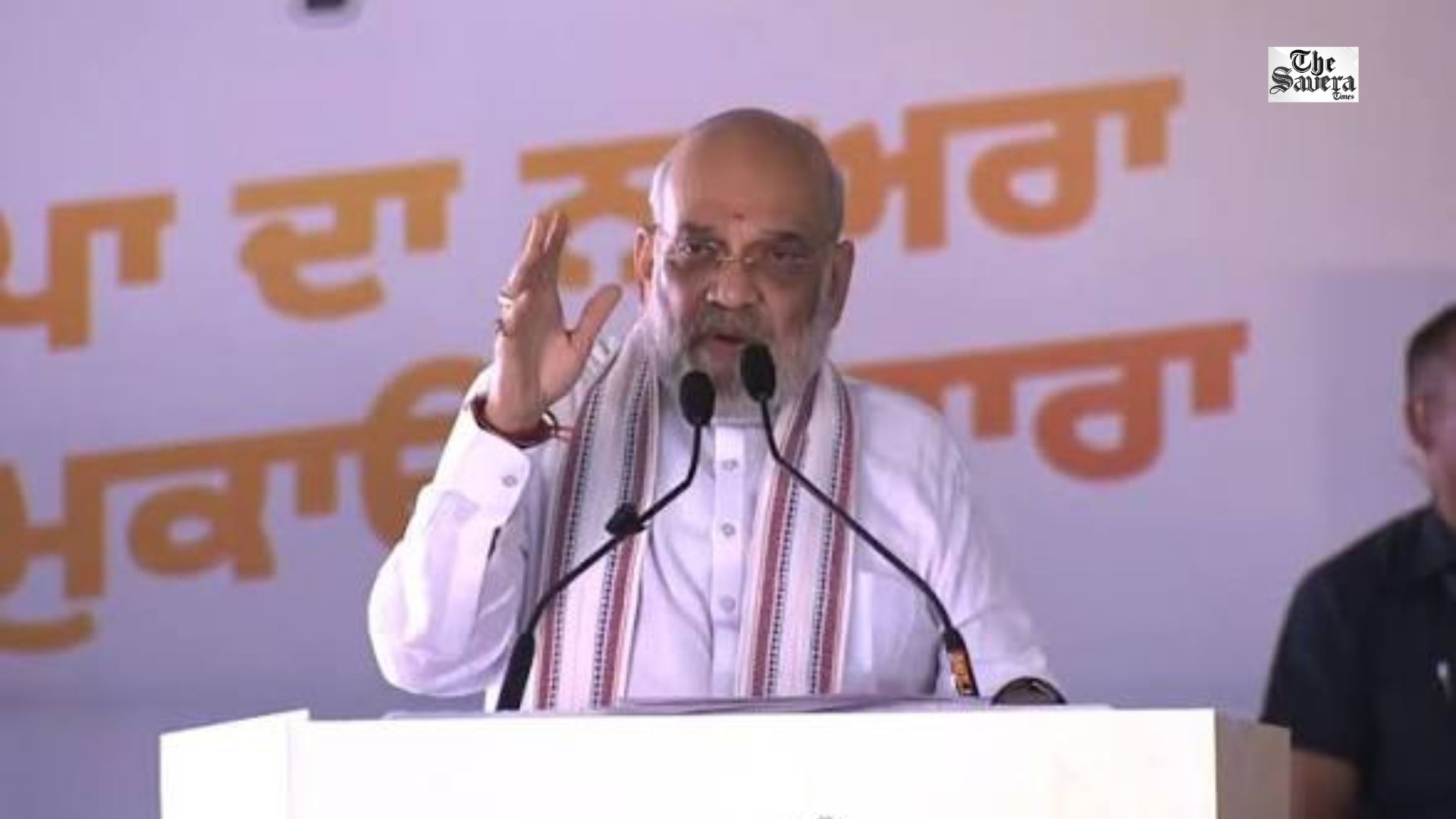 Amit Shah roared at BJP’s mega rally