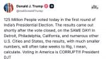 ‘125 Million Voted’: Trump Makes India-Brazil Election Mix-Up