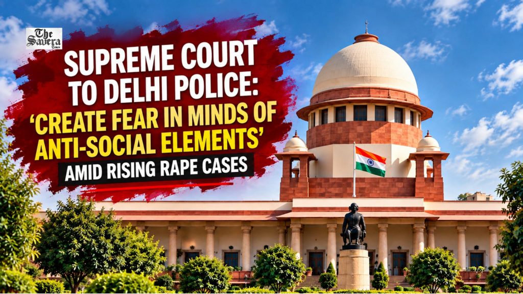 Supreme Court Tells Delhi Police to Create Fear Among Anti-Social Elements Amid Rising Rape Cases