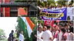 Rahul Gandhi Climbs Barricade, Waves Tricolour During INDIA Bloc Protest; Leaders Briefly Detained