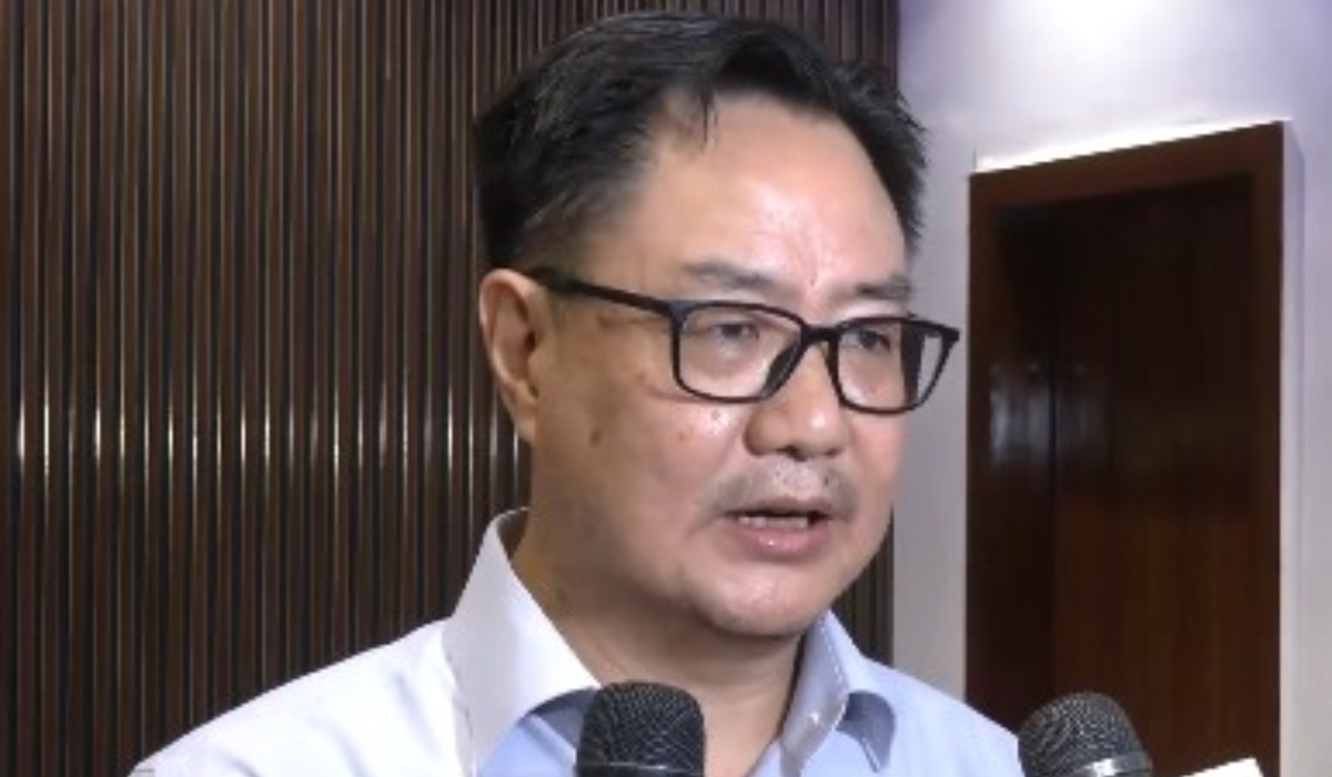 Rahul Gandhi should learn selfless service from PM Modi: Kiren Rijiju slams protest against CEC