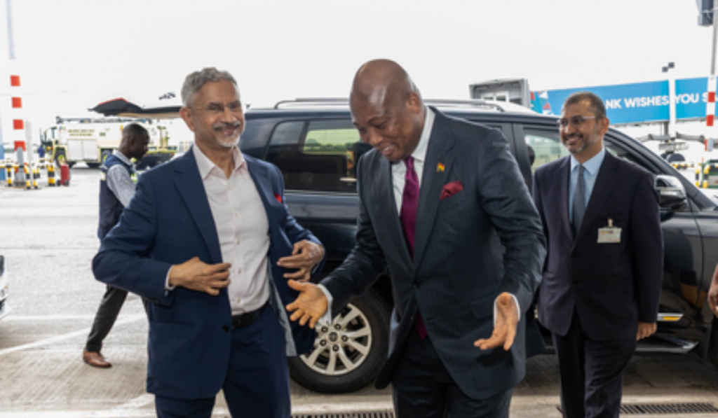 EAM Jaishankar arrives in Ghana to advance comprehensive partnership