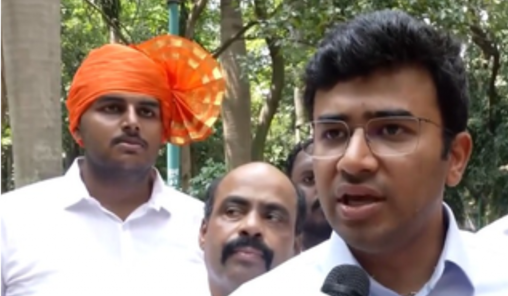 Rahul Gandhi desperately trying to create sense of anarchy in country: BJP's Tejasvi Surya