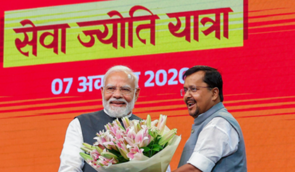 BJP chief Nitin Nabin recalls PM Modi’s all-round contribution while celebrating his 25 years in governance