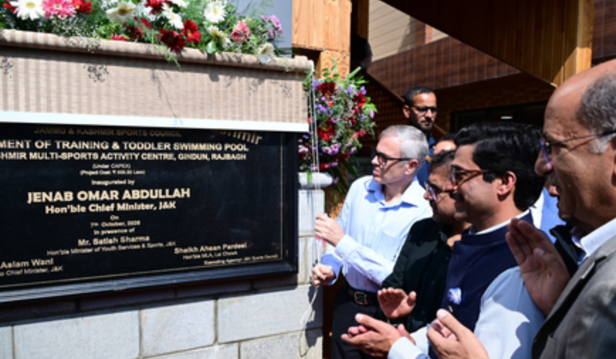 J&K CM Omar Abdullah inaugurates Rs 30.35 crore sports infrastructure in Srinagar