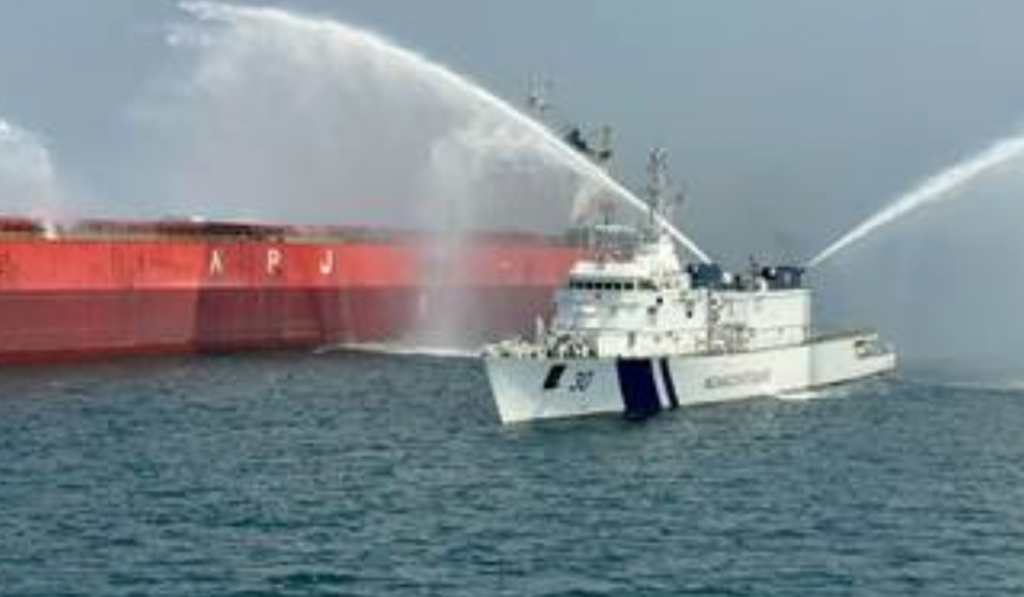Coast Guard leads rescue exercise SAREX-2026 off Paradip; Navy, IAF join drill