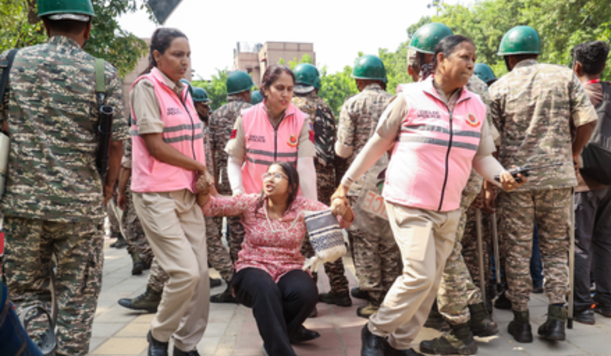 CJP stir: Around 1,000 detained across Delhi