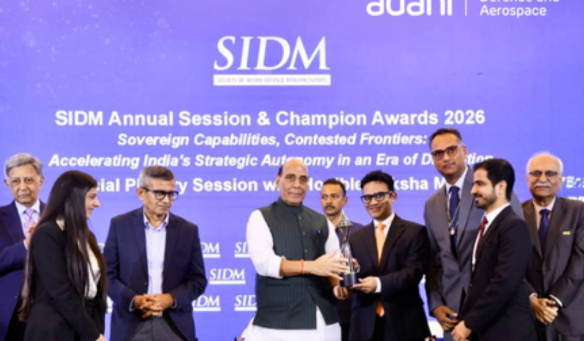 Adani Defence wins ‘SIDM Champion Award 2026’ for export performance