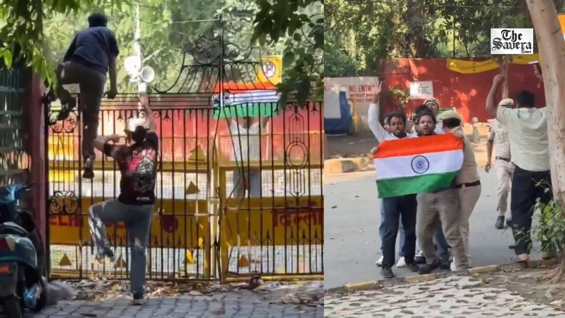 CJP Leaders Saurav Das, Ashutosh Ranka Detained After Entering Jantar Mantar Amid Heavy Security